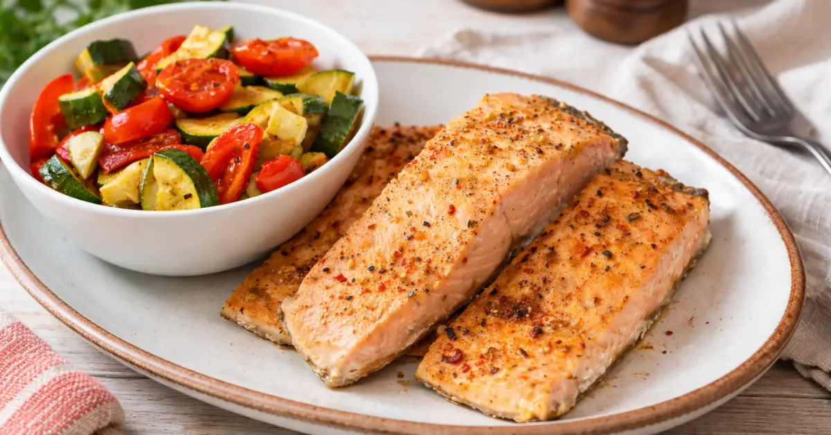 Healthy One-Pan Oven Baked Salmon: Nutrient-Rich & Foolproof